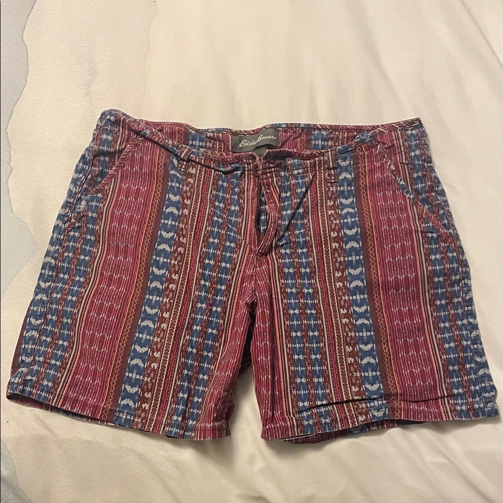 Eddie Bauer Men's Multicolor Patterned Shorts